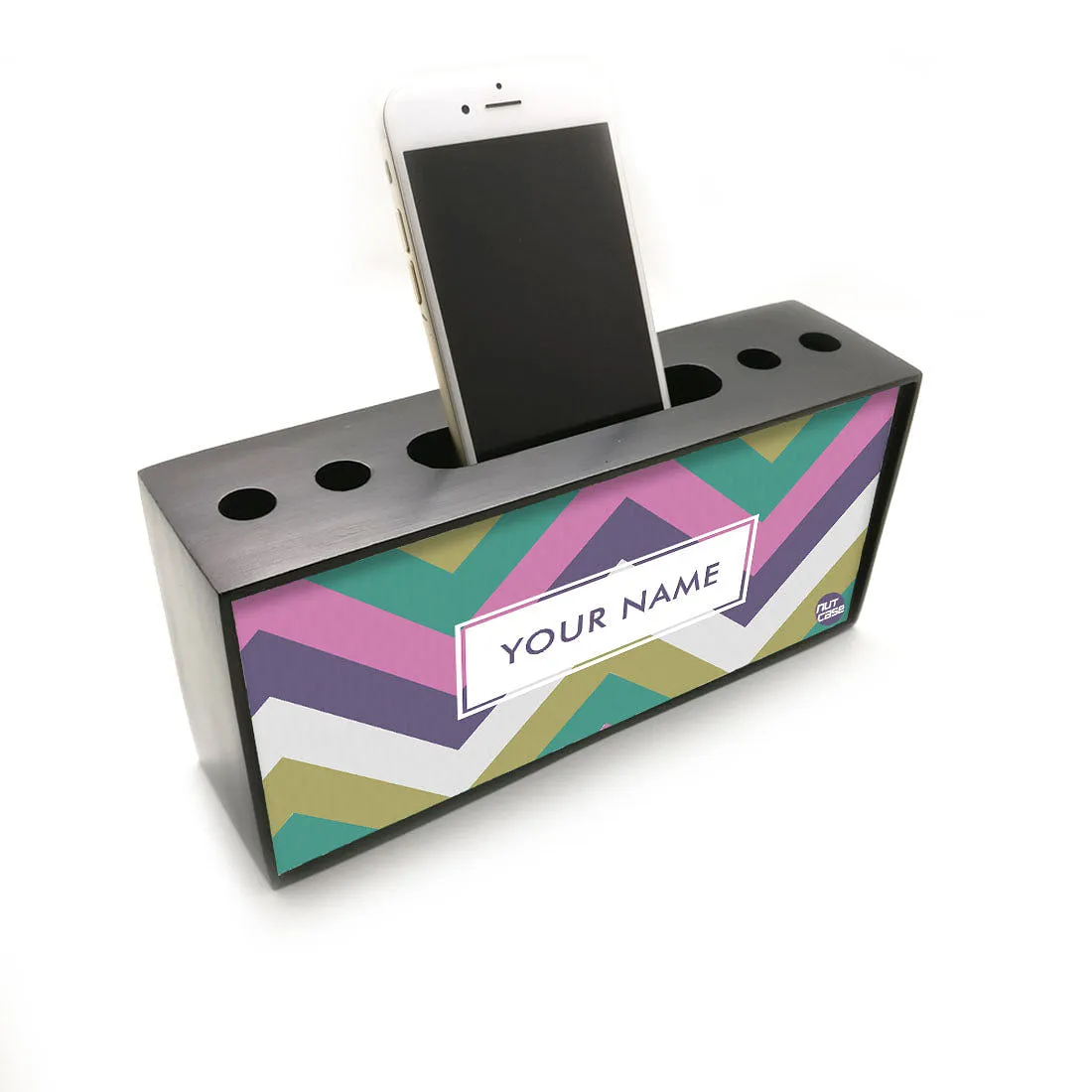 Customized Mobile Pen Stand Holder - Add Your Name