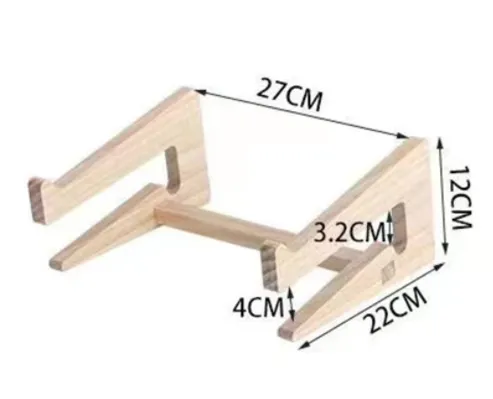 Dealpeak Modern Simple Assemble DIY Foldable Wooden Desktop Stand new design