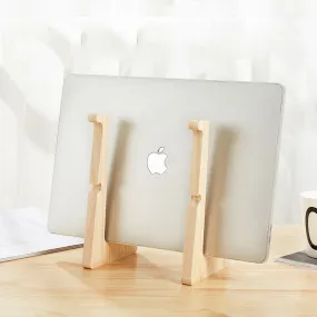 Dealpeak Modern Simple Assemble DIY Foldable Wooden Desktop Stand new design