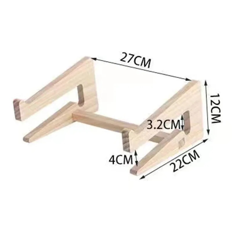 Dealpeak Modern Simple Assemble DIY Foldable Wooden Desktop Stand new design