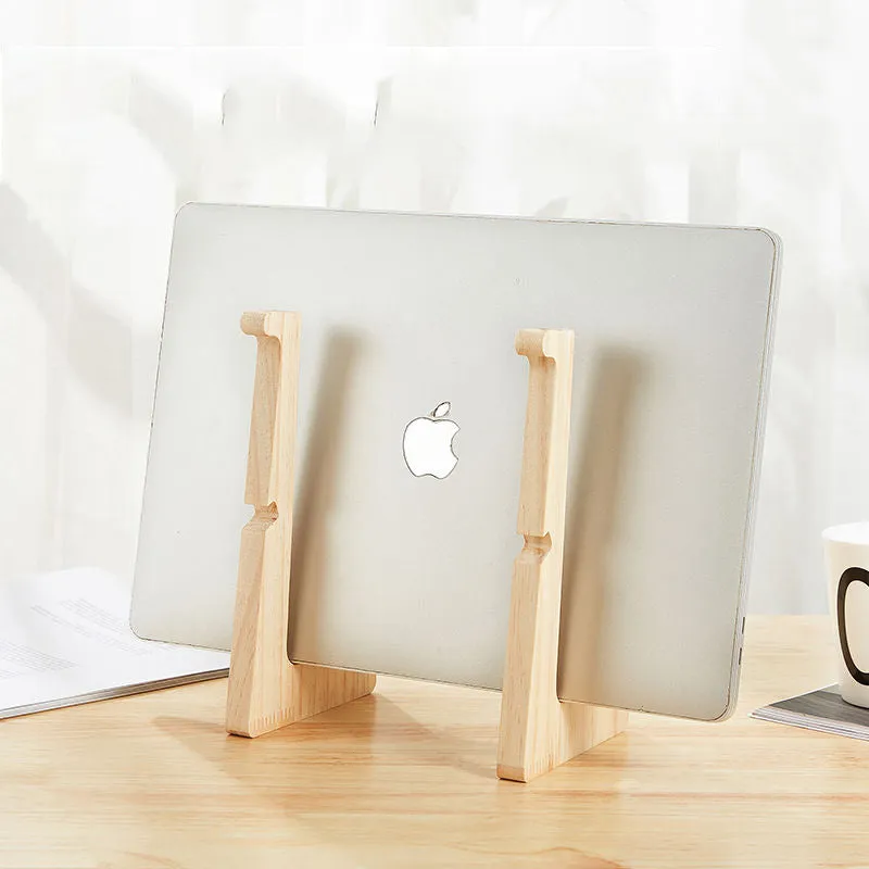 Dealpeak Modern Simple Assemble DIY Foldable Wooden Desktop Stand new design