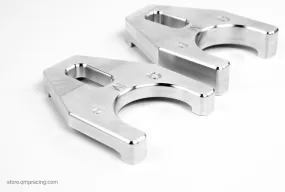 Deep Groove Distributer Clamps for MSD SBC BBC - Low Profile Size - USA Made by QMP