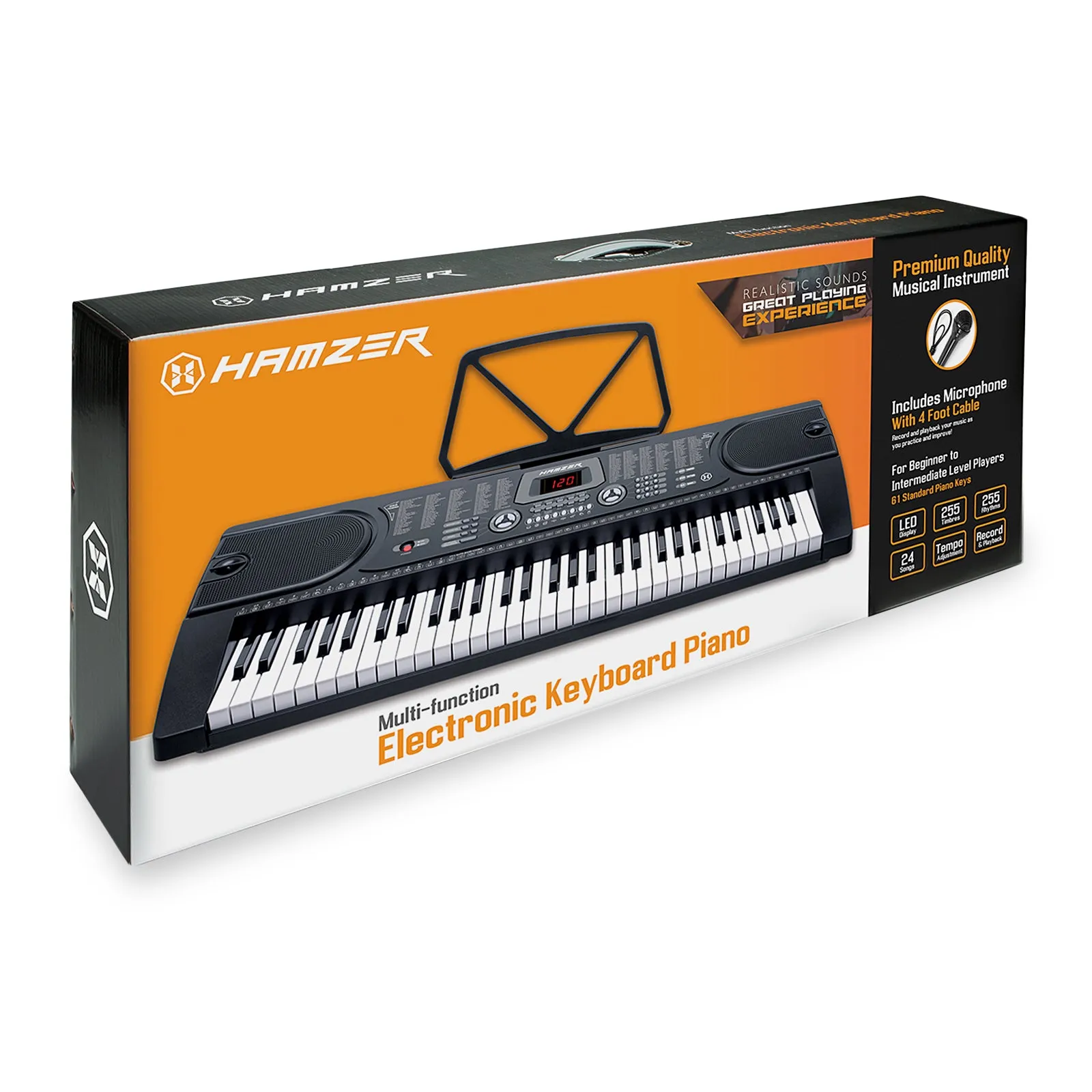 Digital Keyboard - with Microphone and Sticker Sheet by Hamzer