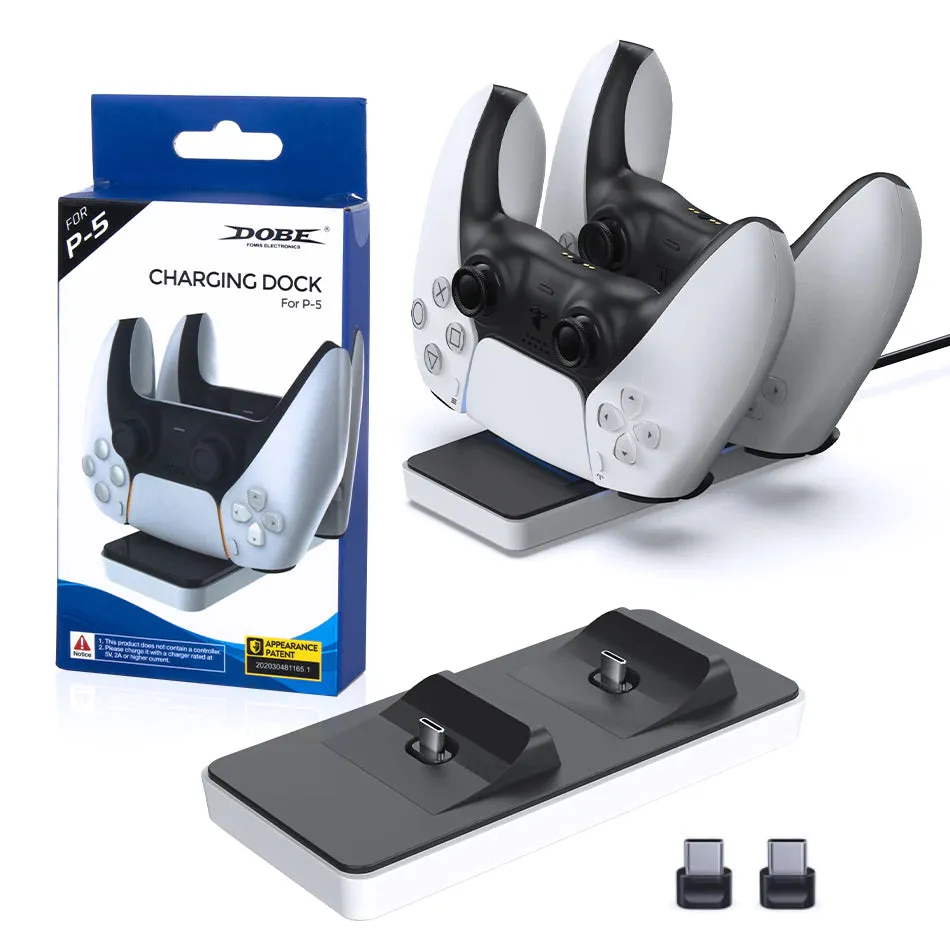 DOBE Dual Charging Dock for Sony Playstation 5 Wireless Controller