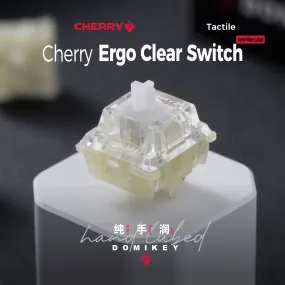 Domikey Cherry MX RGB ERGO Clear Switch Tactile SMD RGB 40g 55g Switch for mechanical keyboard Milky White Clear Hand Lubed