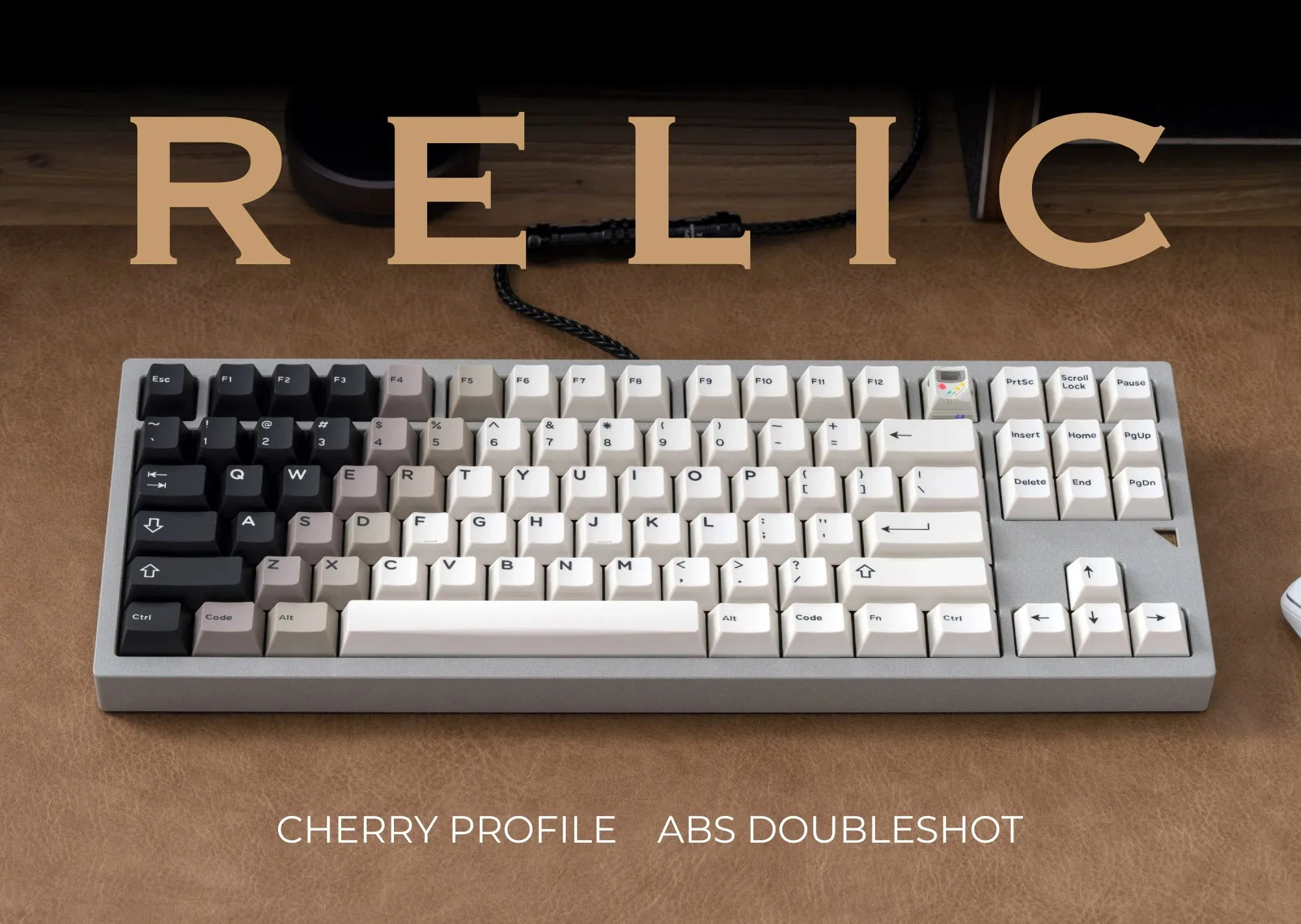 Domikey Relic Cherry profile ABS doubleshot Keycaps