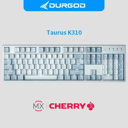 DURGOD K320/K310 White Light Mechanical Keyboard