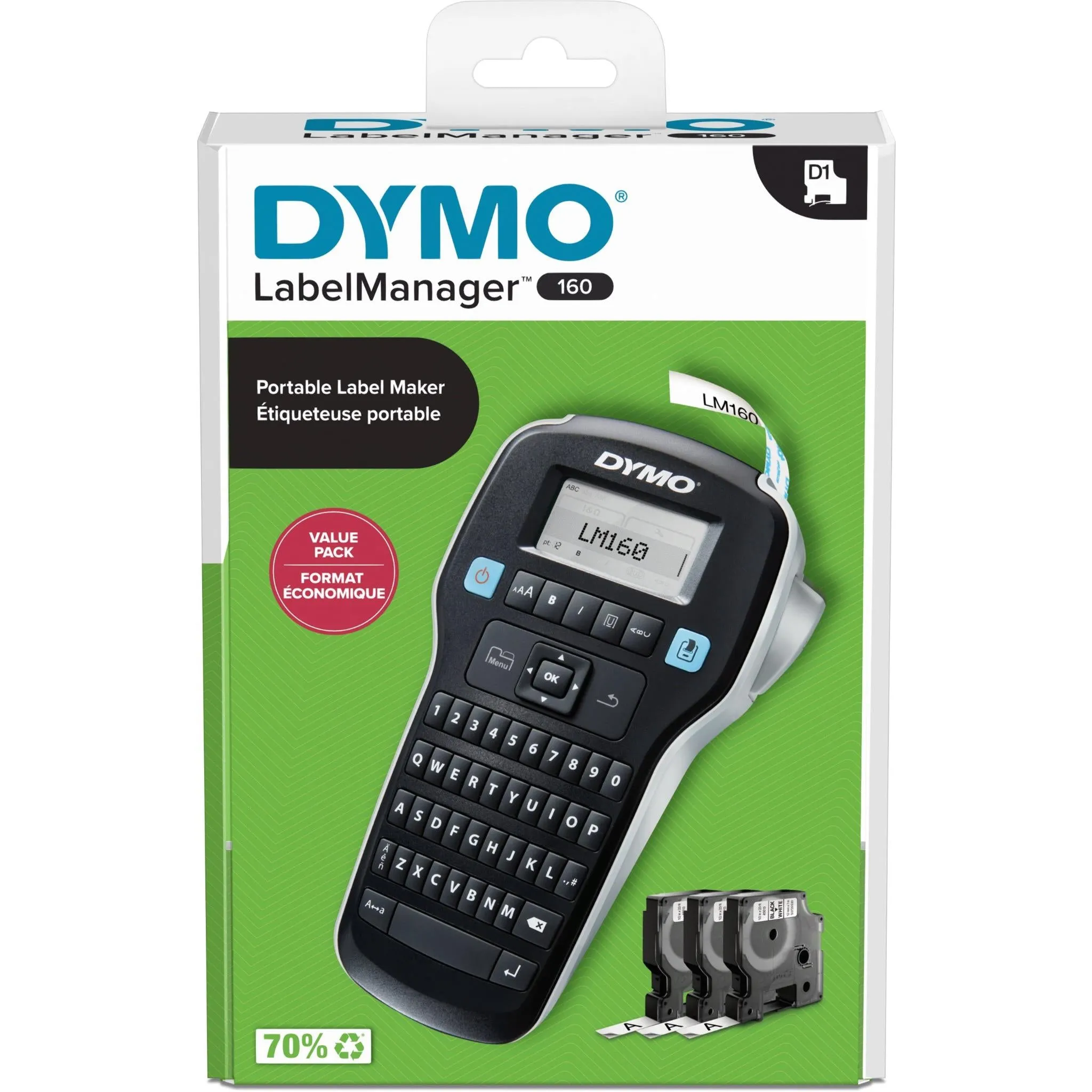 Dymo LabelManager 160 Value Pack