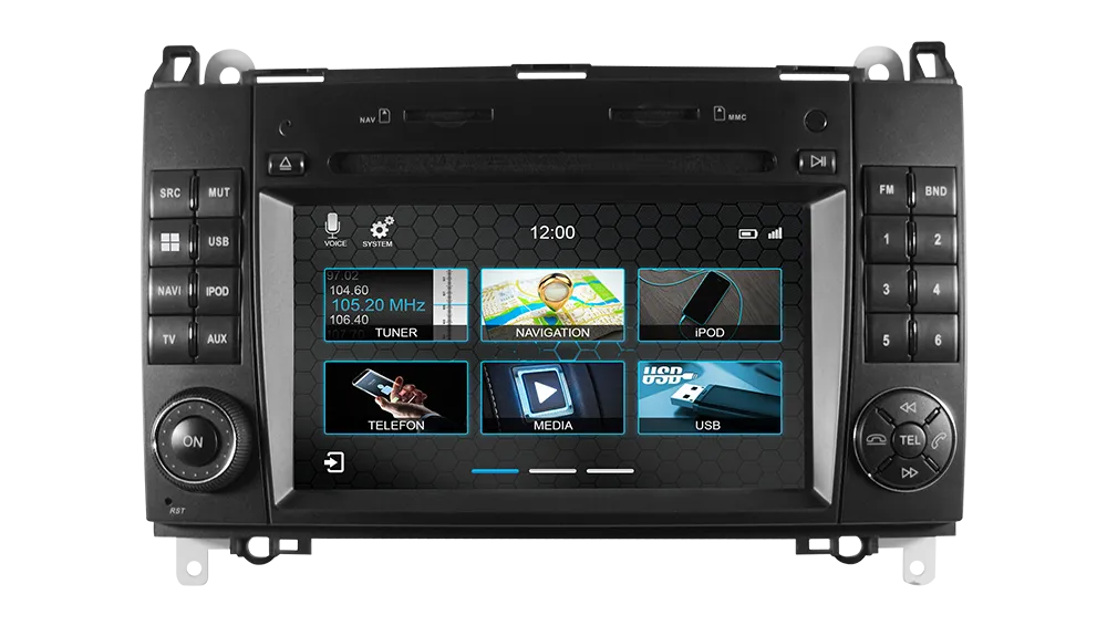 Dynavin N7 Pro Radio Navigation Mercedes B-Class W245 (05-11) 7" Touchscreen Android Auto / Apple Carplay