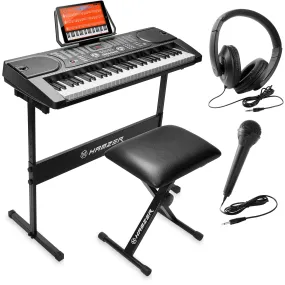 Electronic Piano with Stand, Stool & More