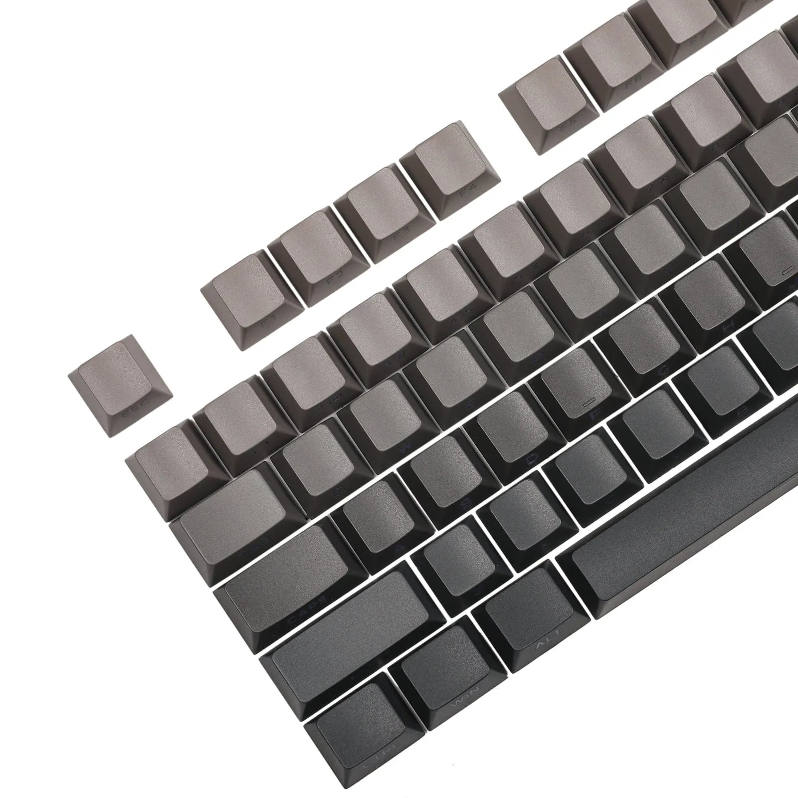 EPOMAKER Smokey Grey Keycaps Set