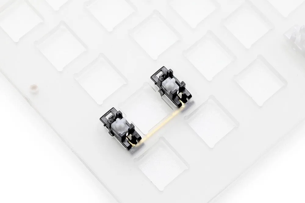 Everglide Panda V4 Plate Mounted Stabilizer Gold Plated Wire for Custom Mechanical Keyboard Plate White Black New Mould