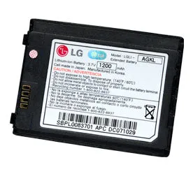 Extended LG Black LGLI-AGKL Cell Phone Battery