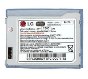 Extended LG Blue Ice SBPL0091007 Cell Phone Battery