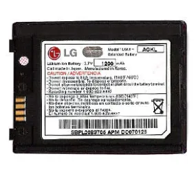 Extended LG Red SBPL0083705 Cell Phone Battery