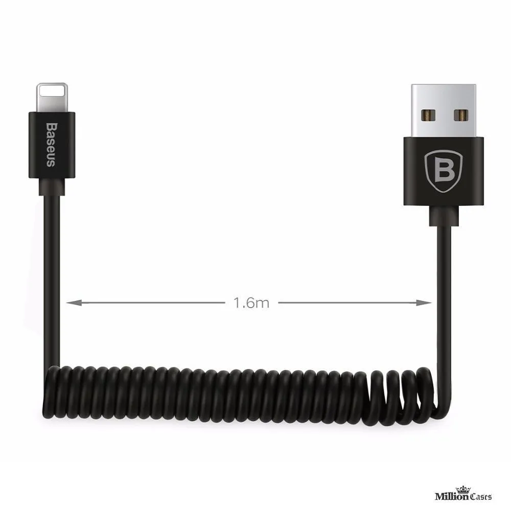 Flexible Spring Data Sync USB Charging Cable