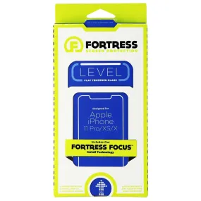 Fortress Flat Tempered Glass Screen Protector for iPhone 11 Pro / Xs / X