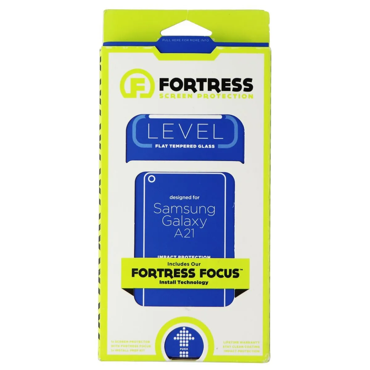 Fortress Tempered Glass Screen Protector for Samsung Galaxy A21