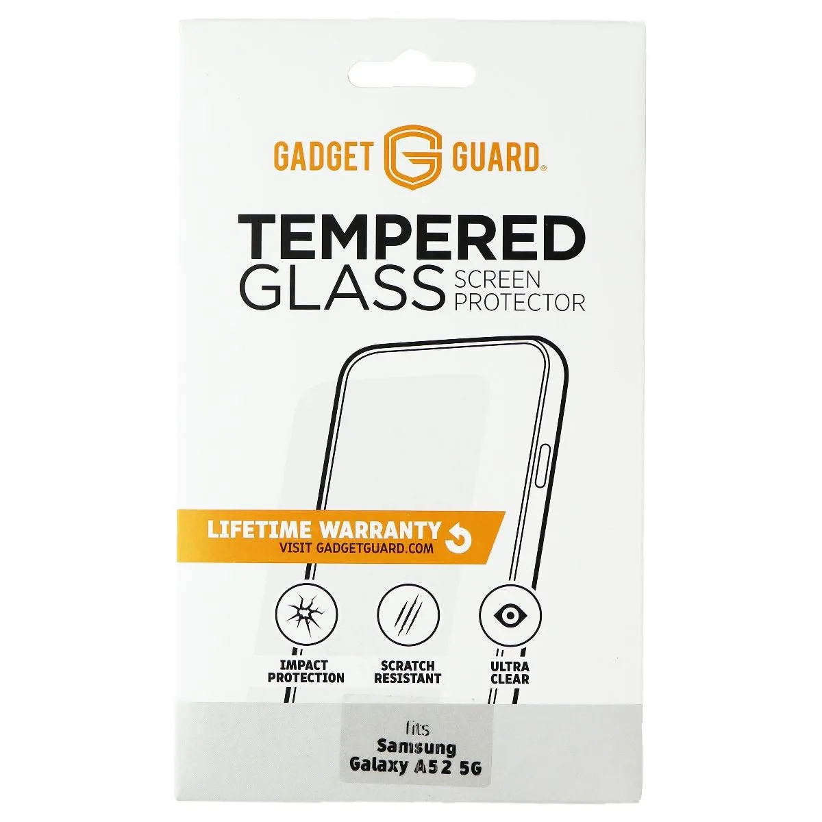 Gadget Guard Tempered Glass Screen Protector for Samsung Galaxy A52 5G - Clear