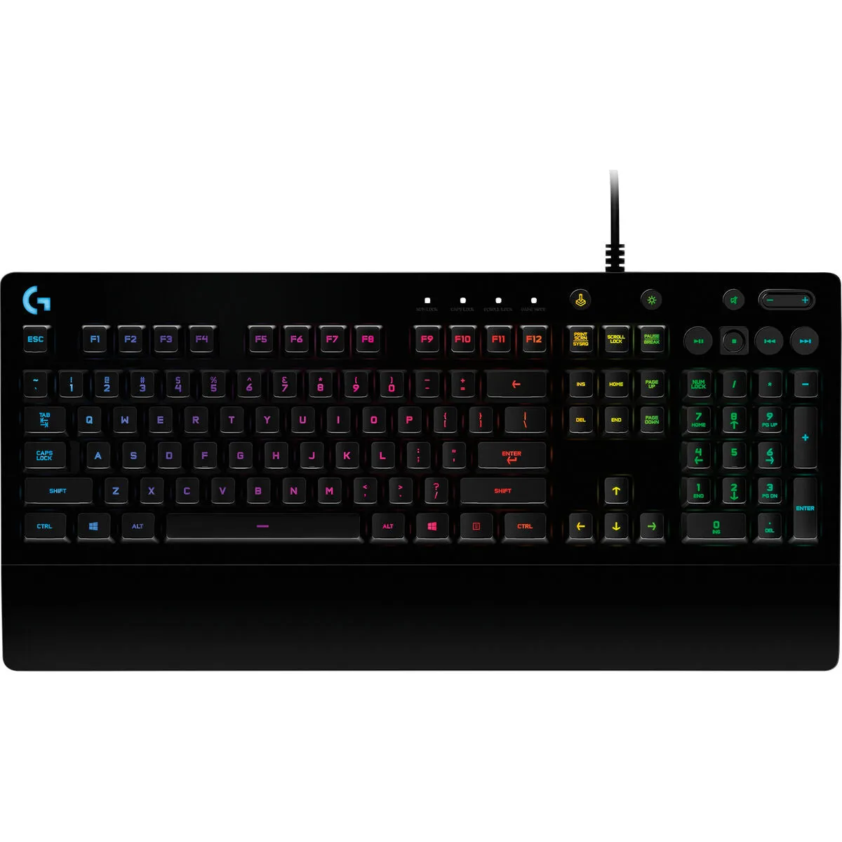 Gaming Keyboard Logitech G213 Qwerty Portuguese Black