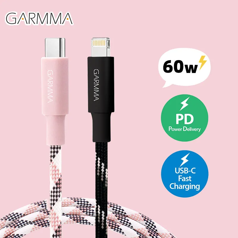 GARMMA PD Fast Charging Braided Data Cable