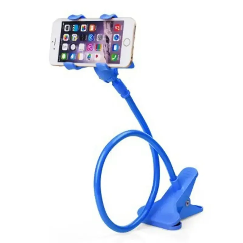 Gooseneck Phone Holder: Flexible Hands-Free Clip for Bed, Desk - Premium Bracket Stand