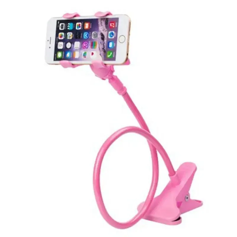 Gooseneck Phone Holder: Flexible Hands-Free Clip for Bed, Desk - Premium Bracket Stand