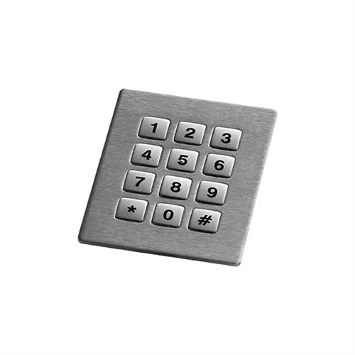 Grafos Steel 12 Square Key Number Pad