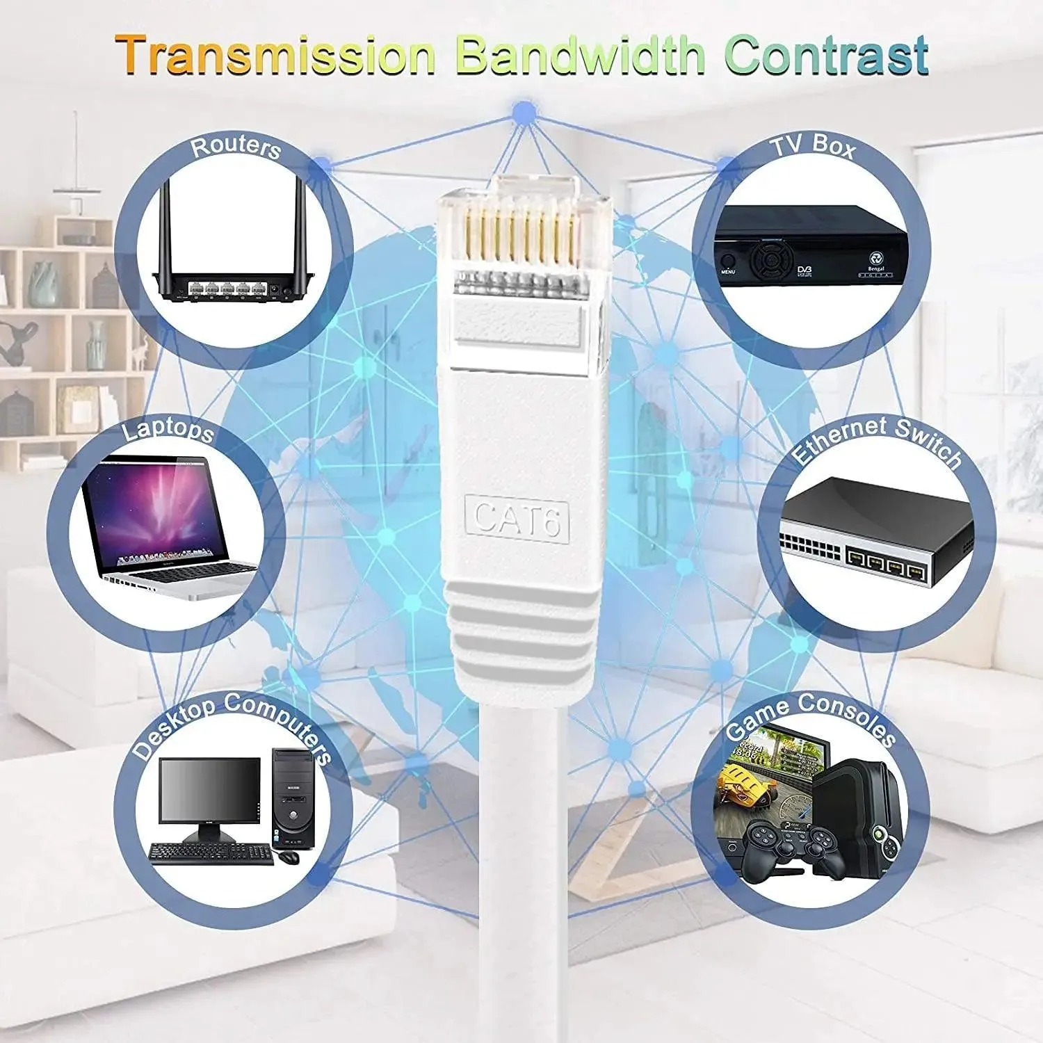 High-Speed Cat6 Ethernet Cable: Lightning-Fast Data Transfer