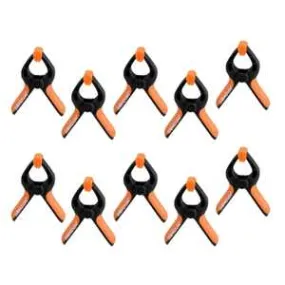 Homdum 3inch spring clamp for woodworking Pack of 10pc plastic toggle clamps for studio photography Backdrop clamping Adjustable Grip