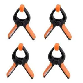 Homdum 3inch spring clamp for woodworking Pack of 4pc plastic toggle clamps for studio photography Backdrop clamping Adjustable Grip