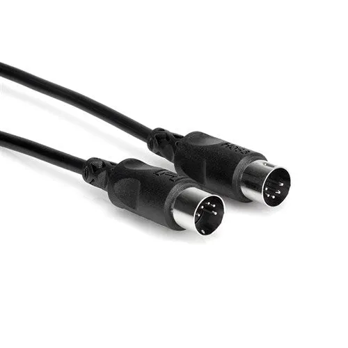 Hosa MID-305BK MIDI Cable Black - 5ft