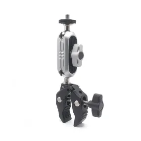 HRIDZ 360 Degree Rotation Aluminium Magic Arm Super Clamp Mount 1/4 Screw