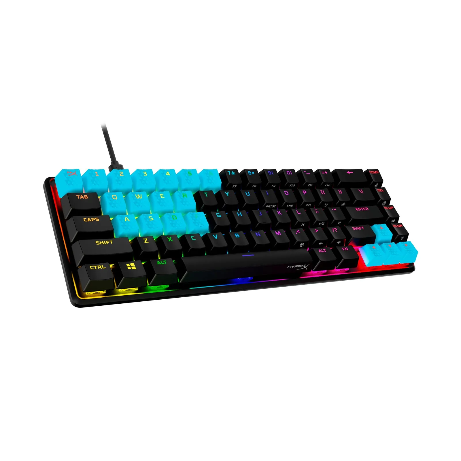 HyperX Rubber Keycaps - Gaming Accessory Kit - Blue (US Layout)