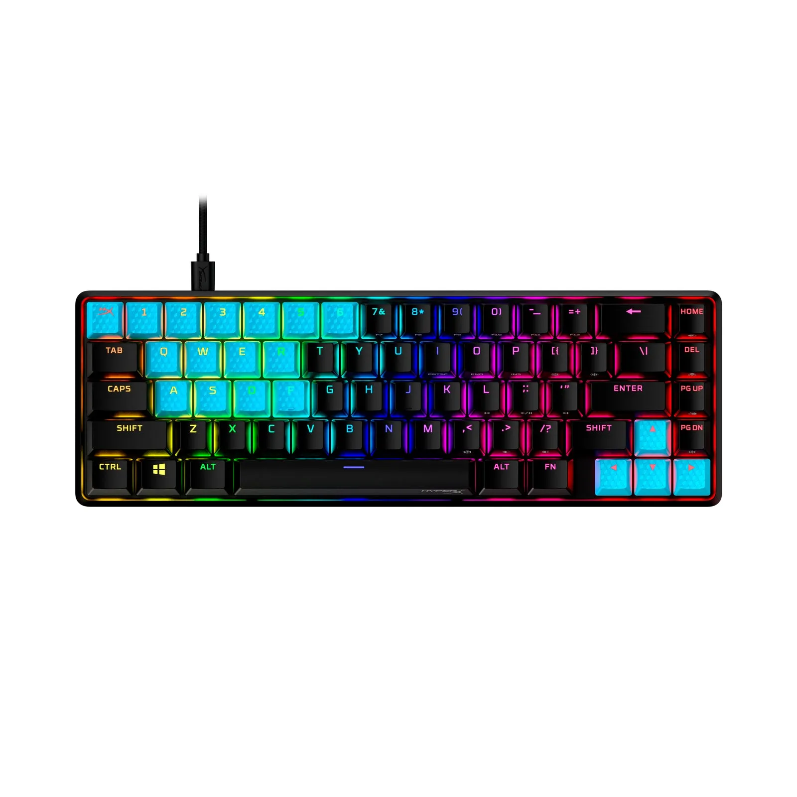 HyperX Rubber Keycaps - Gaming Accessory Kit - Blue (US Layout)