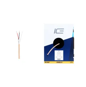 Ice Cable 22-2OS/BOX/COF 22-2 OS Mid Cap Cable - 1000ft Box (Coffee)