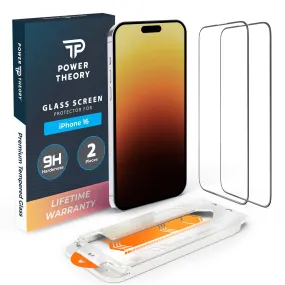 iPhone 16 Screen Protector Shatterproof Tempered Glass