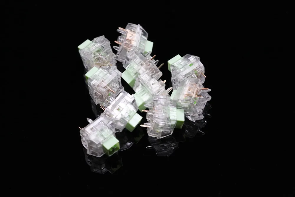 kailh box crystal Navy Jade Pink Royal switch SMD clear MX Switches For Mechanical keyboard 5pin 50m clear housing