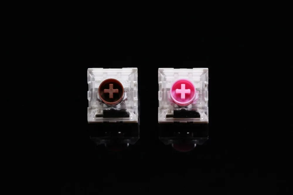 Kailh BOX Silent Pink Switch RGB SMD pink Linear 45g  brown tactile Switches Dustproof Switch Mechanical keyboard IP56 mx stem