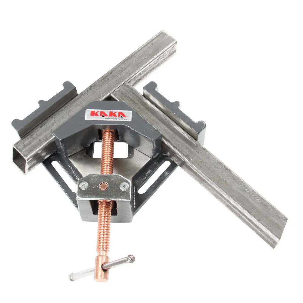 KAKA Industrial AC-100 Angle Clamp,Heavy-Duty Cast-Iron Angle Clamp Vice