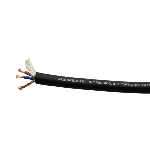 KEVLER MC-02 SP 100M Stereo Microphone Cable with Low Noise Transmission, Spiral Mesh Wrapping and Pure Copper Wiring Core for Audio Hardware (Black)