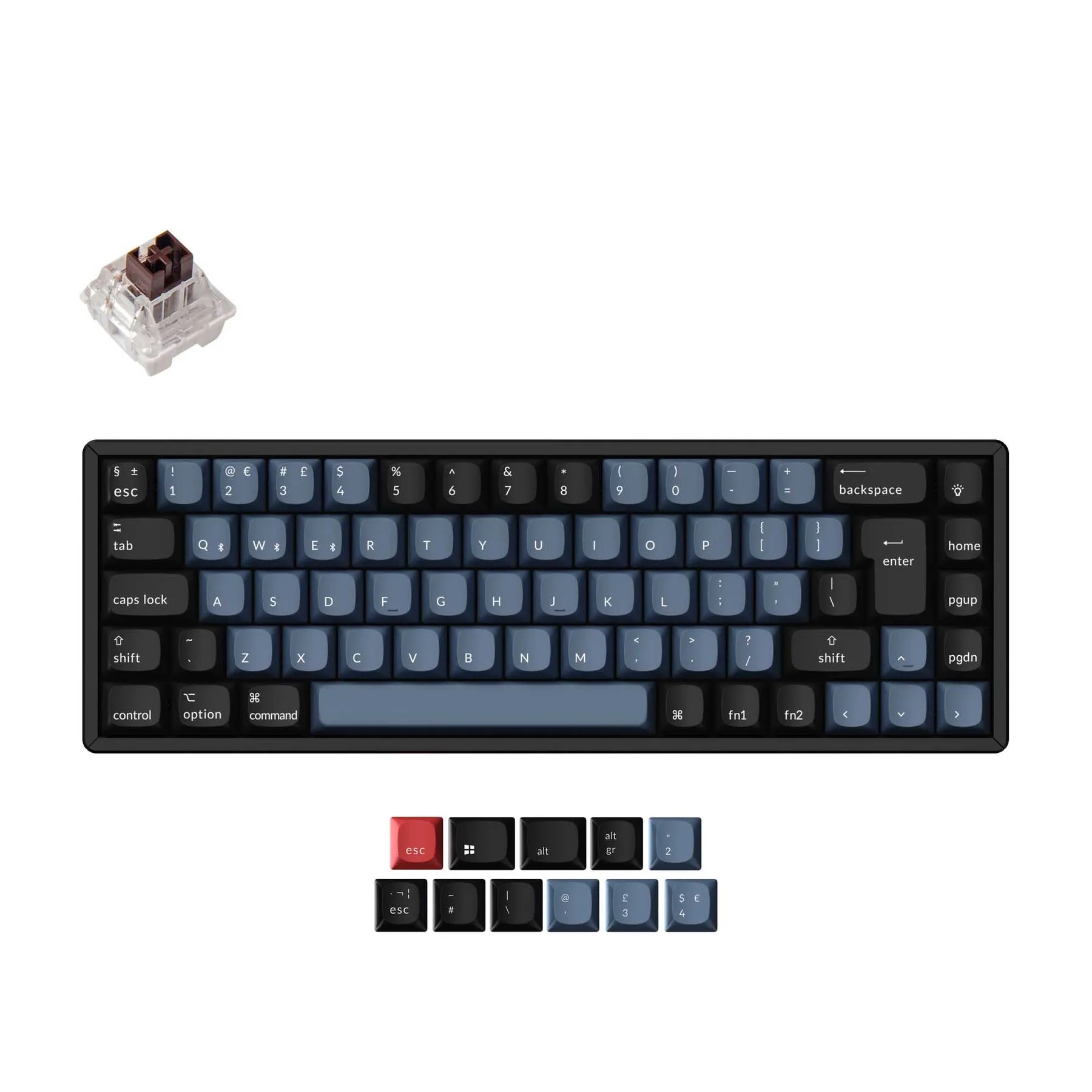 Keychron K6 Pro QMK/VIA Wireless Mechanical Keyboard ISO Layout Collection