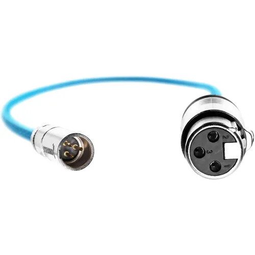 Kondor Blue Mini-XLR Male to XLR Female Audio Cable for Canon C70 & BMPCC 6K/4K