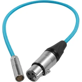 Kondor Blue Mini-XLR Male to XLR Female Audio Cable for Canon C70 & BMPCC 6K/4K