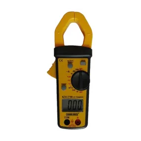 Kusam Meco KM 2780 Digital Clampmeter, 1000A AC, 3¾ Digit 3,999 Count Display, Large 40mm Jaw, Overload Protection, Auto Power Off