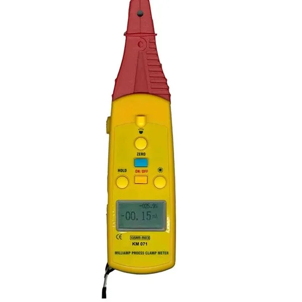 Kusam Meco Milliamp Process Clampmeter measures 4-20mA DC without breaking electrical circuit KM 071