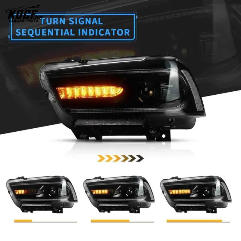 LED Headlights For Dodge Charger 2011-2014 Front lamps Assembly