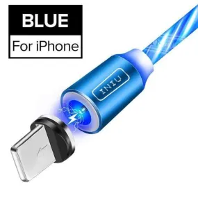 LED Magnetic 3 in 1 USB Charging Cable