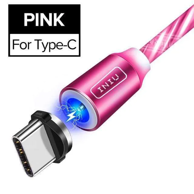 LED Magnetic 3 in 1 USB Charging Cable