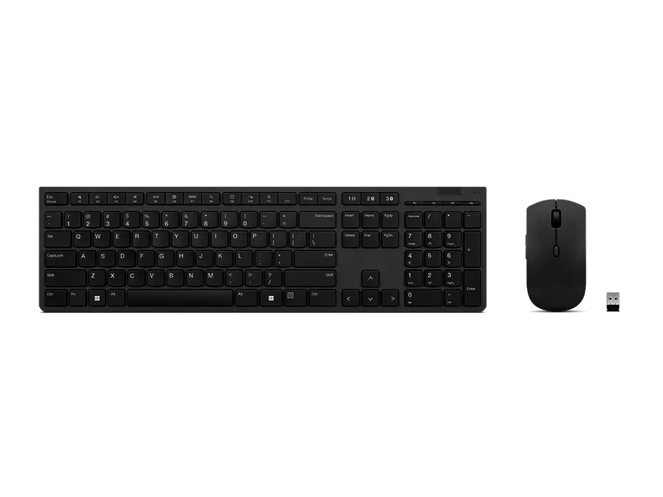 Lenovo 100 Usb A Wireless Keyboard And Mouse